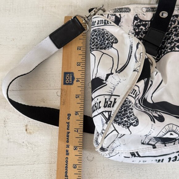 Vintage Gwen Stefani LeSportsac L.A.M.B Graphic Nylon Duffle Shoulder Bag Y2K - Picture 12 of 13
